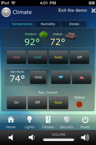 IPad Climate Control Installation