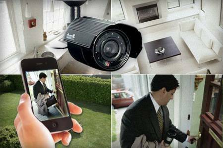 home surveillance camera installation