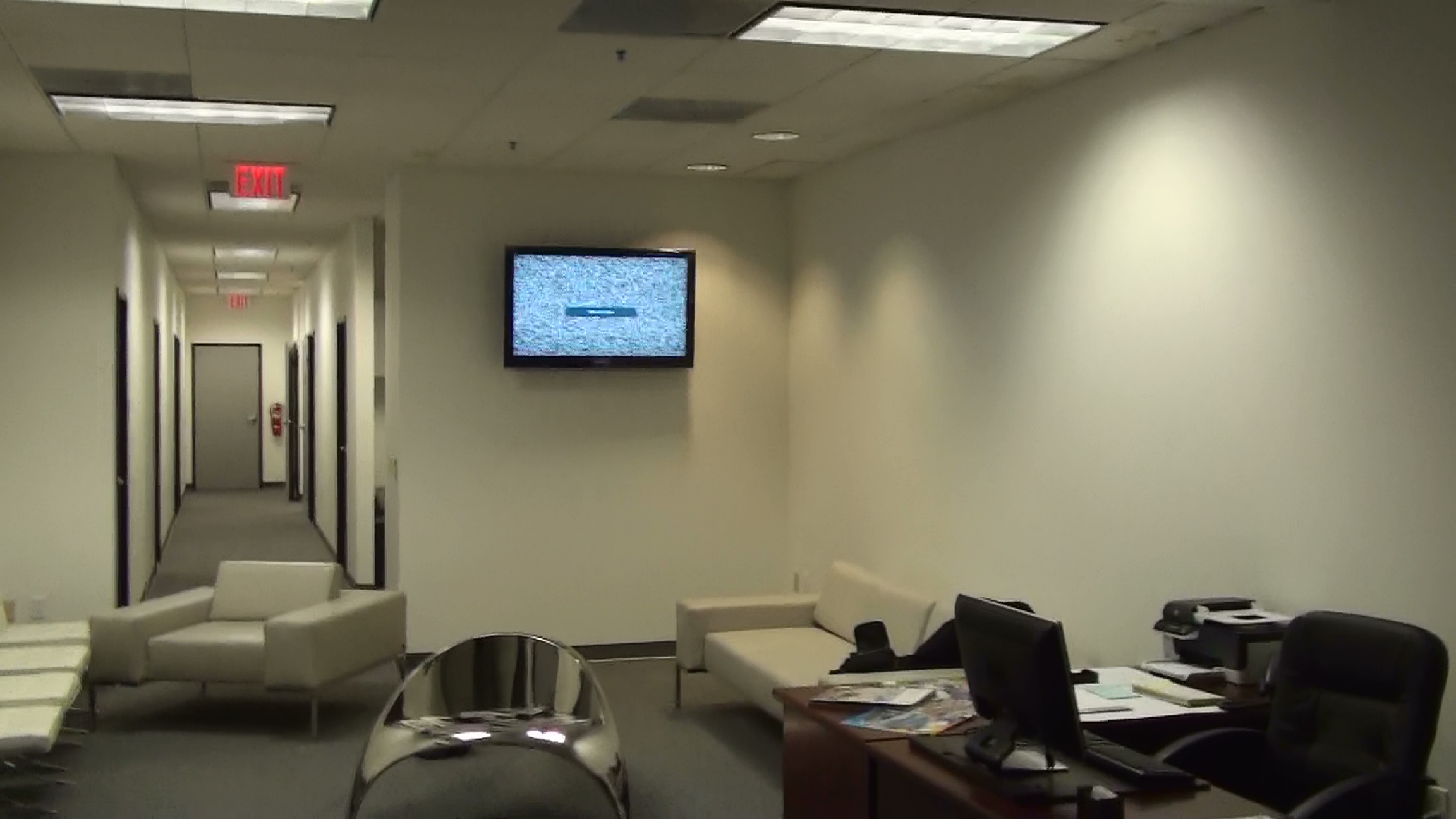 Lobby TV Installation