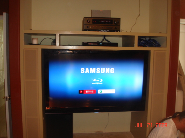 Replace Rear Projection TV With Plasma