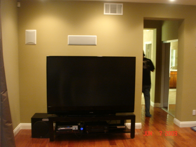 Table Top Rear Projection TV Install
