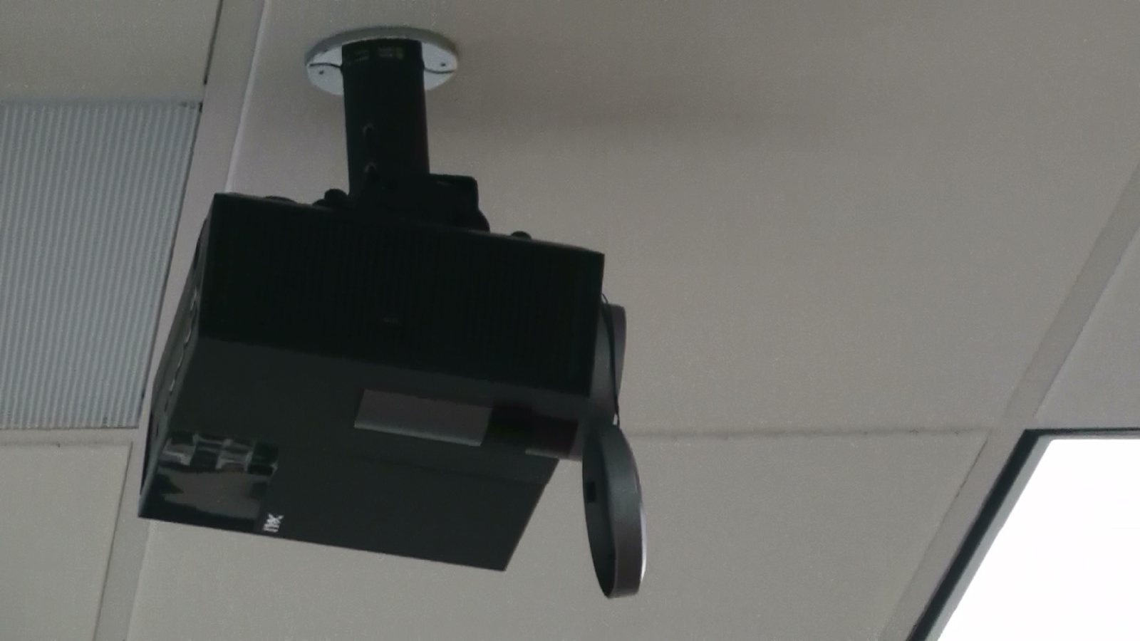 Commercial ceiling projector installed by Dave's Home Theater